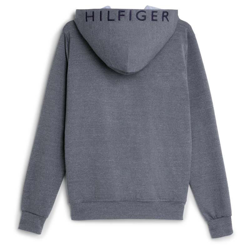 Tommy Hilfiger Women's Horse Graphic Sport Hoodie - Grey Melange-1